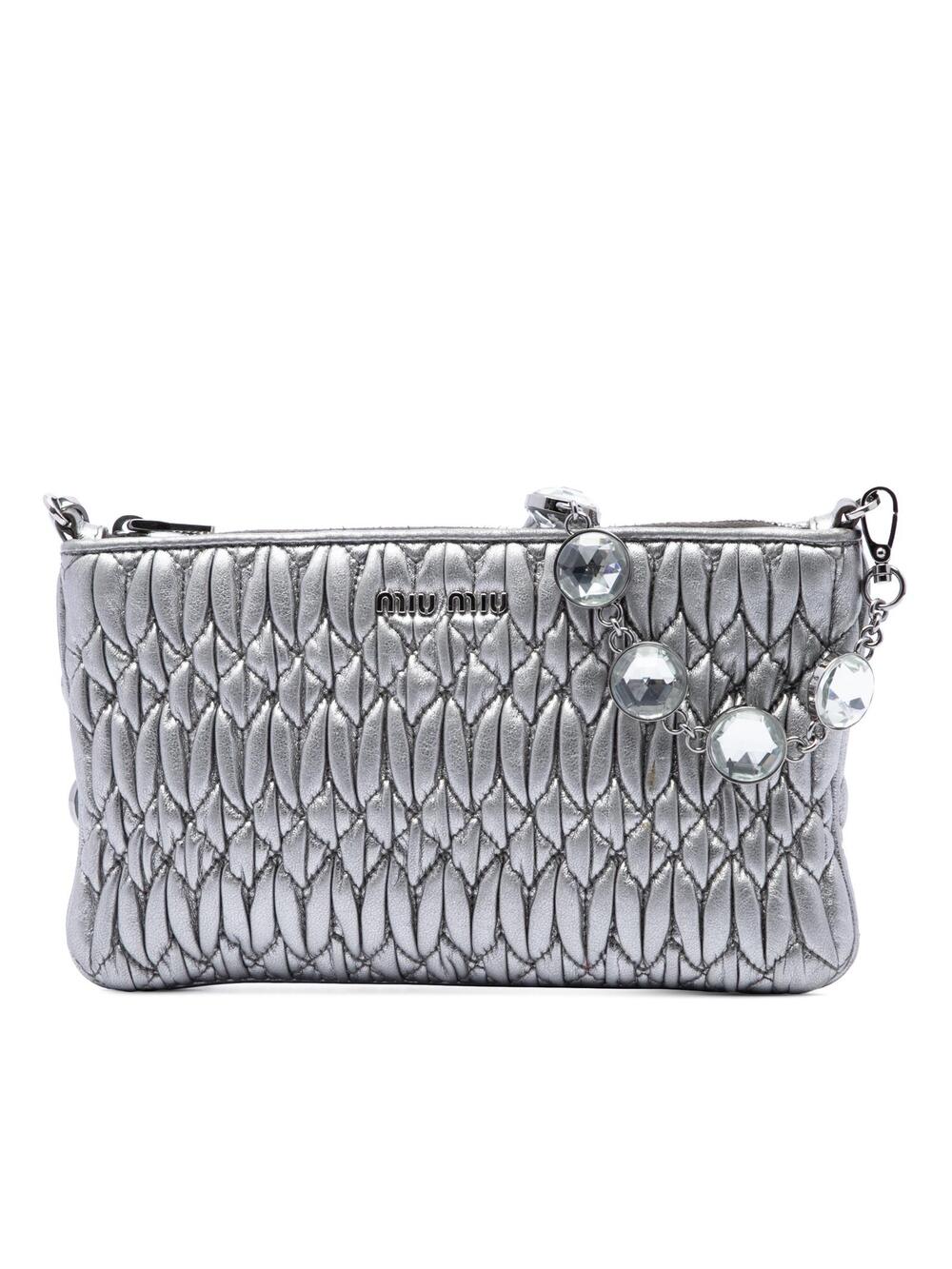 Miu Metallic Matelasse Nappa #348988M70B